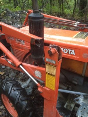 broken kubota